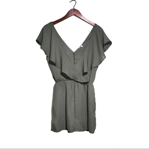 charlotte russe olive green dress Gloriana Halter Maxi Dress Green